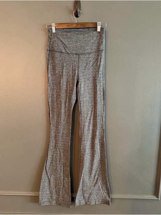 lululemon athletica Pants - lululemon athletica Gray Flare Yoga Leggings